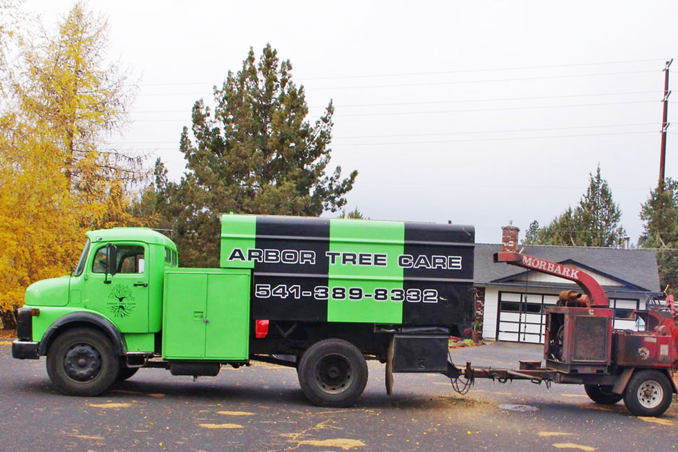 Arbor Tree Care Truck & chipper
